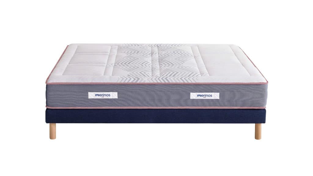 Slider Ensemble Mérinos Matelas Blaise – Sommier Tapissier Lattes Recouvertes (image 3)