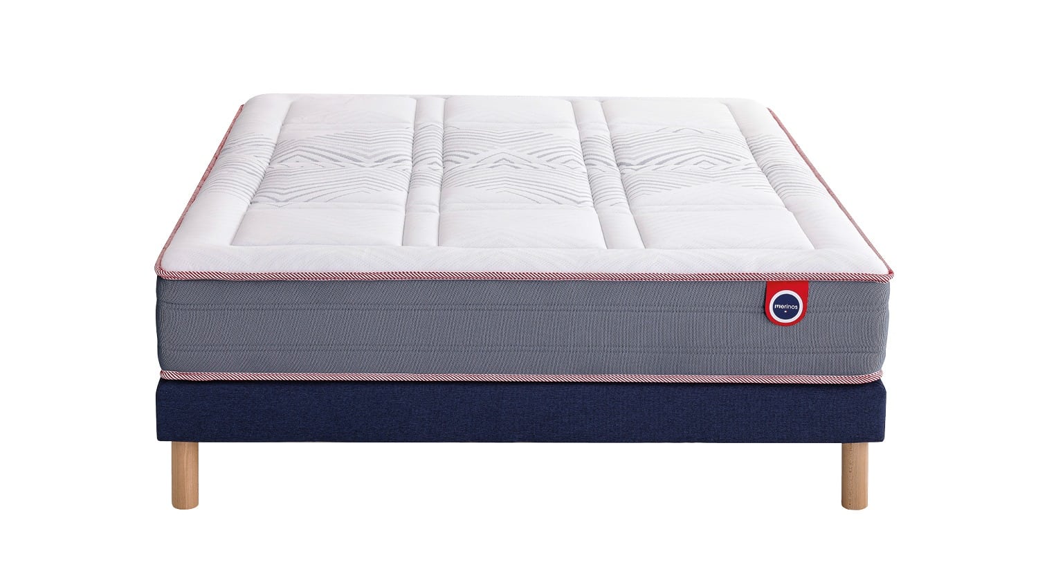 Lightbox Ensemble Mérinos Matelas Blaise – Sommier Tapissier Lattes Recouvertes (image 2)
