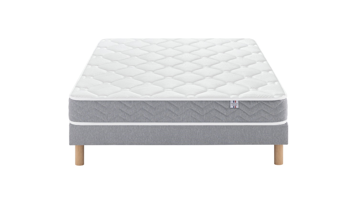 Lightbox Ensemble Expert Litier Matelas Expert 42 – Sommier Tapissier Déco Lattes Recouvertes (image 2)