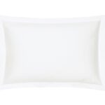 Miniature Taie d’Oreiller Uni Percale Blanc (image 1)