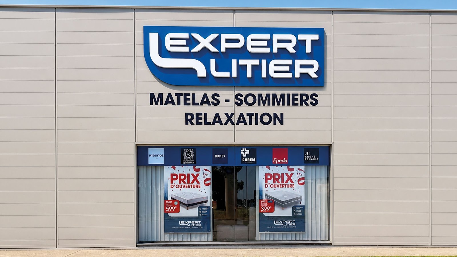 EXPERT LITIER, MAGASIN DE LITERIE ET CANAPÉS-LITS À LATTES - 1