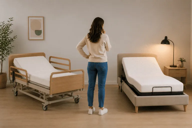 Lit médicalisé ou lit électrique : quelles différences ?