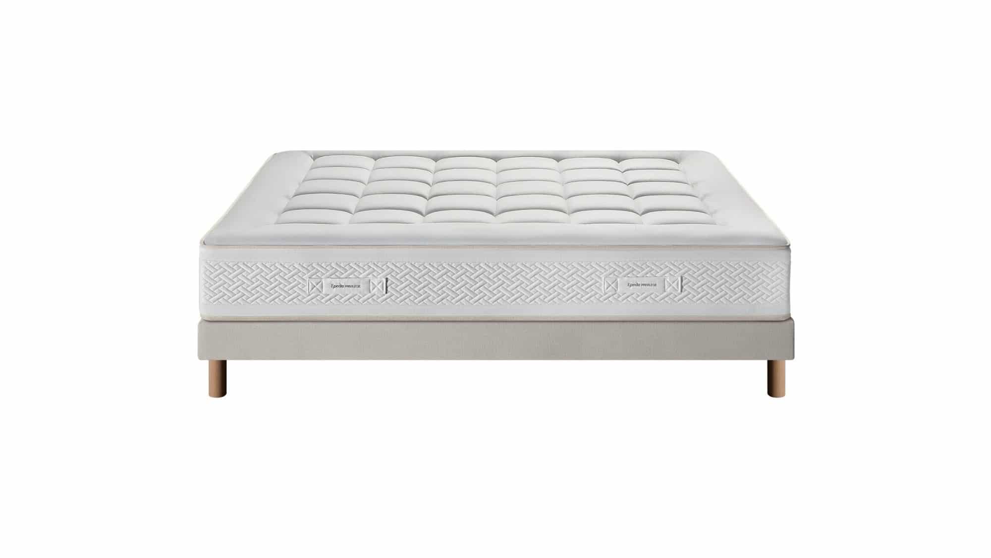 Lightbox Ensemble Epéda Matelas Massilia – Sommier Tapissier Lattes Recouvertes (image 4)