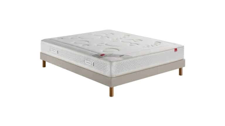 Ensemble Epéda Matelas Ludna – Sommier Tapissier Lattes Multiplis Recouvertes