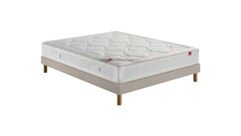 Ensemble Epéda Matelas Elusa – Sommier Tapissier Lattes Recouvertes