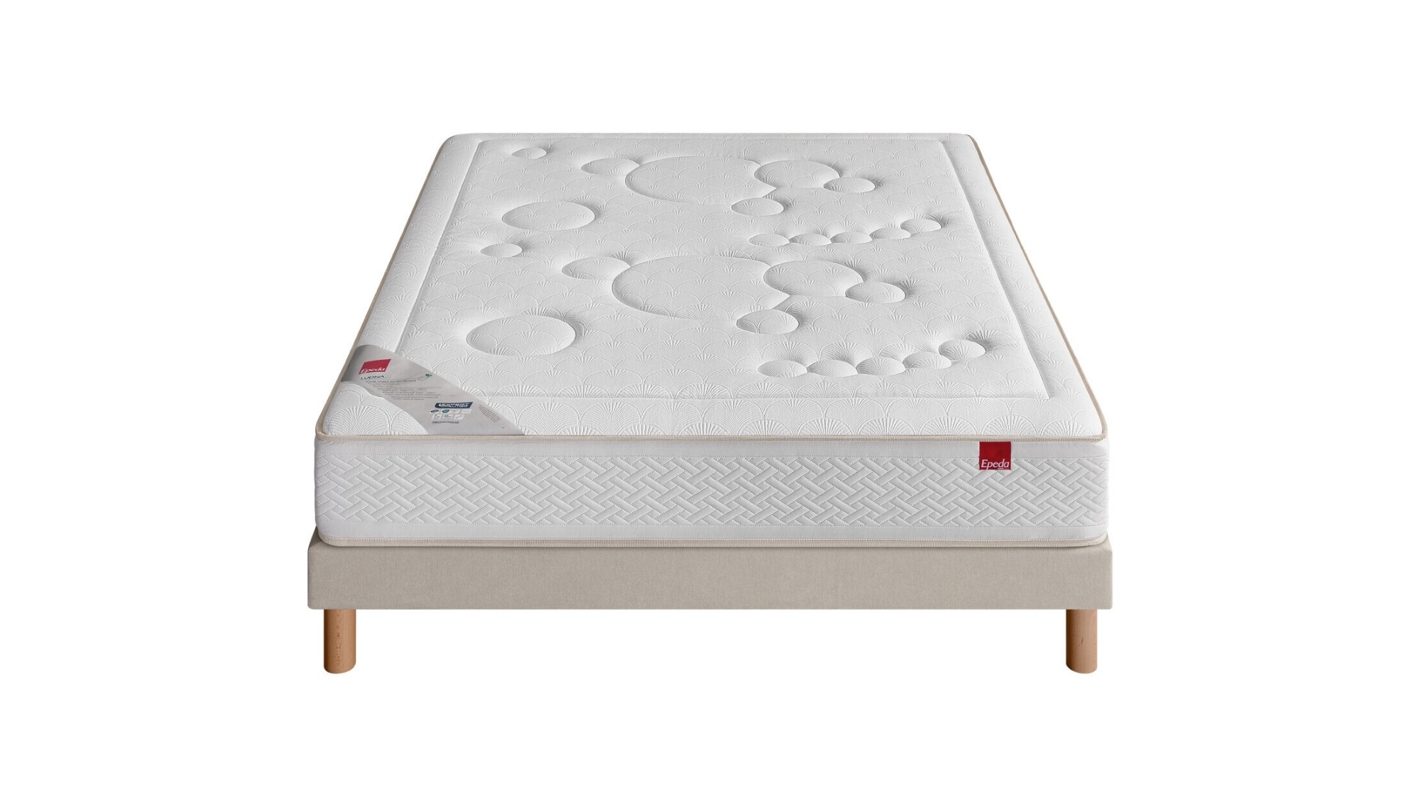 Lightbox Ensemble Epéda Matelas Ludna – Sommier Tapissier Lattes Multiplis Recouvertes (image 3)
