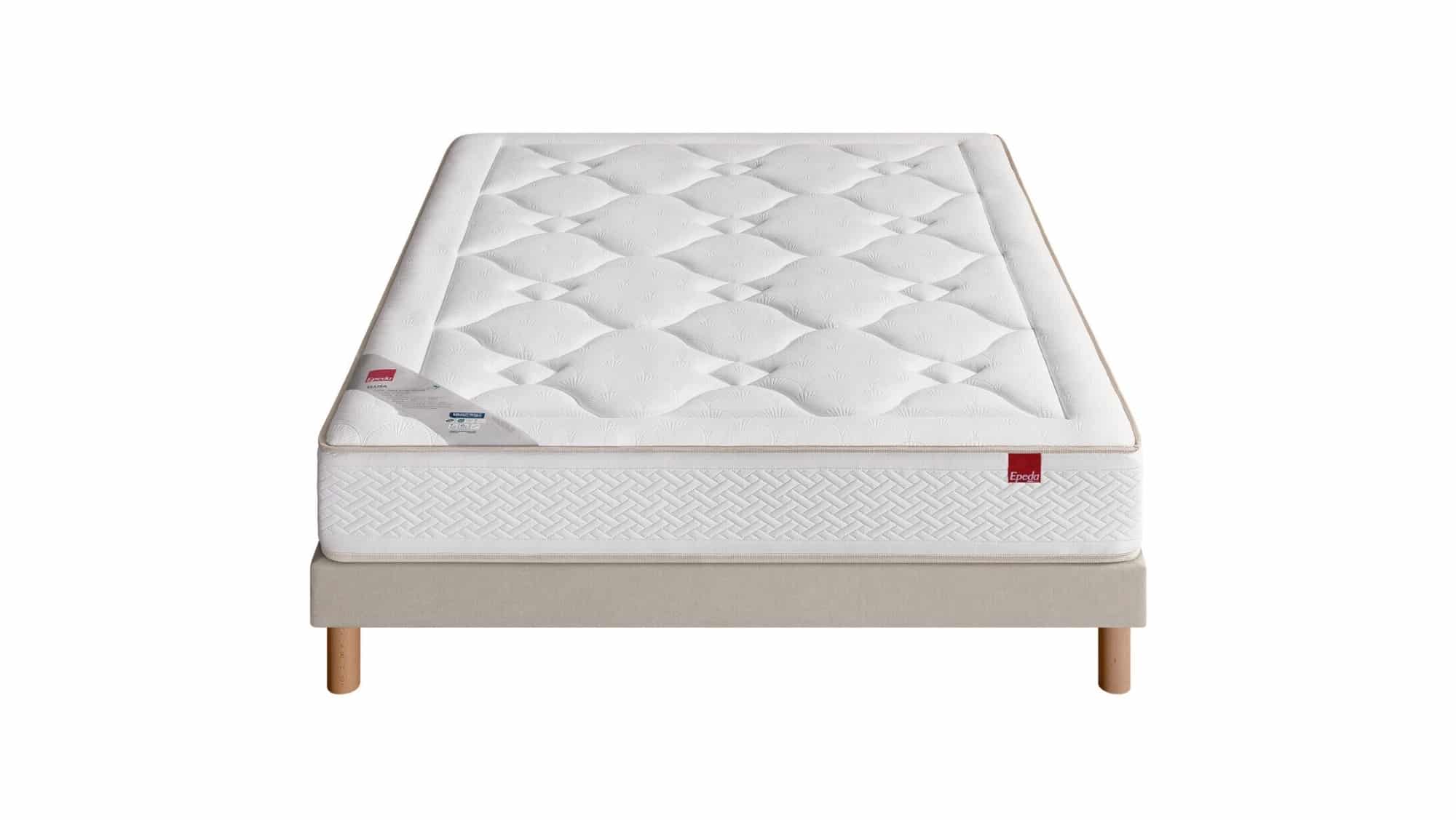 Lightbox Ensemble Epéda Matelas Elusa – Sommier Tapissier Lattes Recouvertes (image 3)