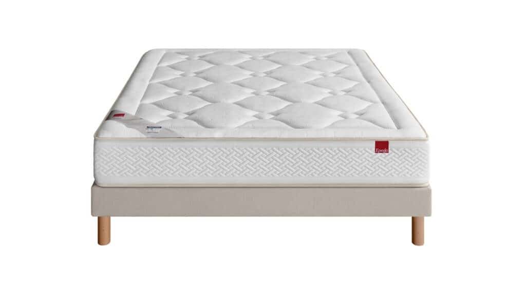 Slider Ensemble Epéda Matelas Elusa – Sommier Tapissier Lattes Recouvertes (image 2)